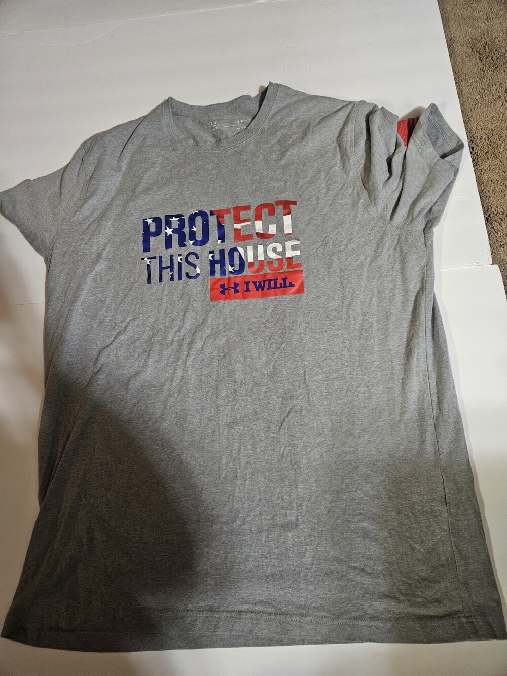 Under Armour Mens Protect This House Tee L